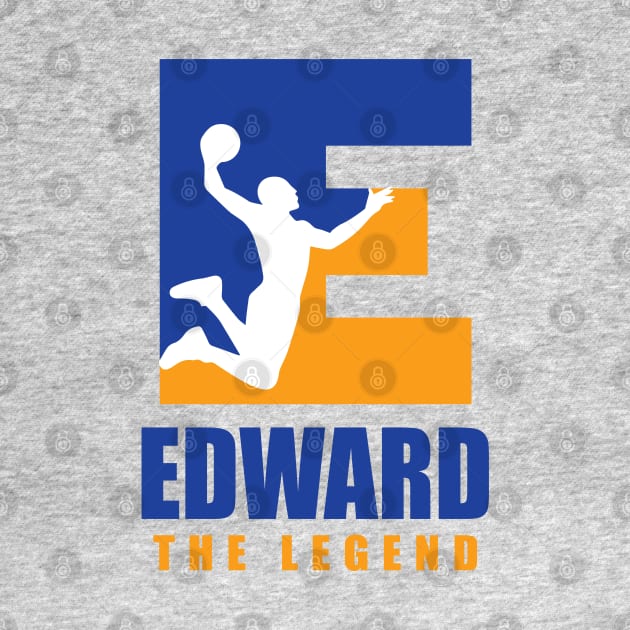Edward Custom Player Basketball Your Name The Legend by Baseball Your Name